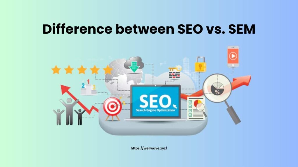 Difference between SEO vs. SEM